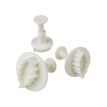 Tala 3 Holly Leaf Plunger Cutters