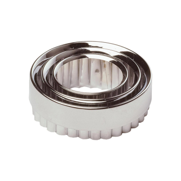 Chef Aid Set of 3 Metal Pastry Cutters (Pack 3)