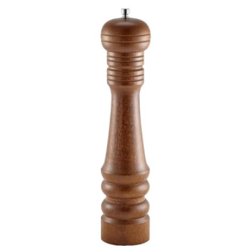 Genware Heavy Wood Pepper Mill 12&quot;