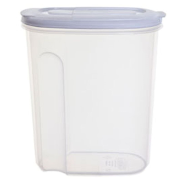 Whitefurze 5 Litre Food Canister Box With White Lid