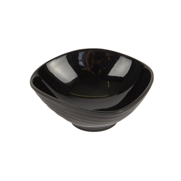 Melamine Dune Bowl Black 12cm