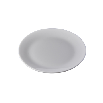 Melamine Round Plate White 23cm