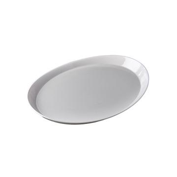 Melamine Oval Plate / Tray White 34x25cm