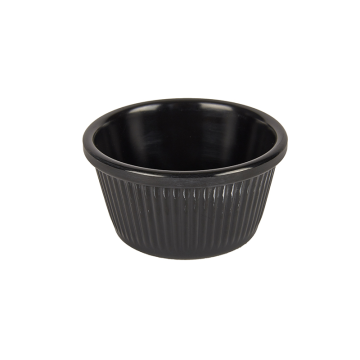 Melamine Ramekin Black 9cm