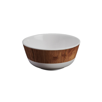 Melamine Teakwood Medium Bowl 10.5cm