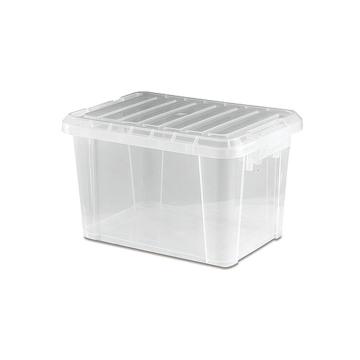 Araven Clear Food Storage Box with Lid 14 Litre 380 x 265 x 230(d)mm
