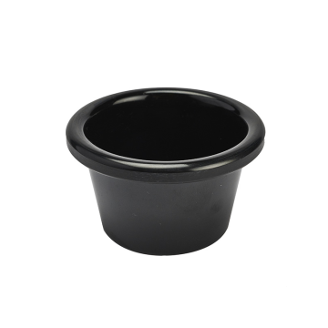 Melamine Smooth Round Ramekin Black 1.5oz