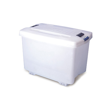Araven 90 Ltr Food Storage Box with Wheels &amp; Lid 705 x 465 x 480mm