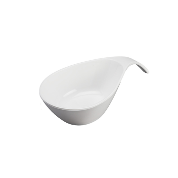Melamine Majestic Serving Bowl White 23x12cm