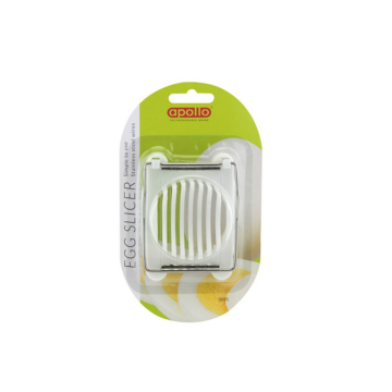 Apollo White Plastic Egg Slicer with Steel Wires