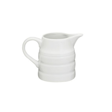 Apollo White Ceramic Milk Churn Jug 1 pint