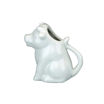 Apollo White Ceramic Cream Jug Cow 9x5x9cm