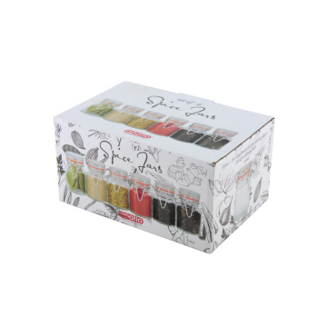 Apollo Glass Spice Jar Set 88ml (Pack6)