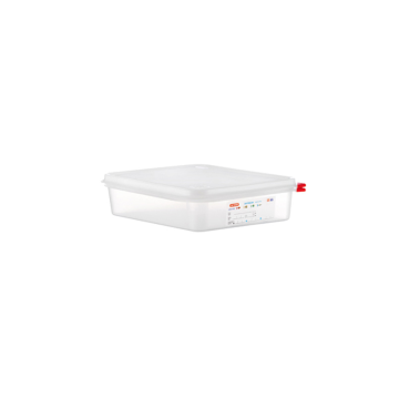 Araven GN Food container &amp; Lid 1/2 65mm 3.8 Litre