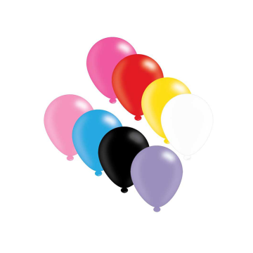 Latex Balloons Assorted (Pack 48)