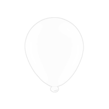 Latex Balloons White (Pack 48)