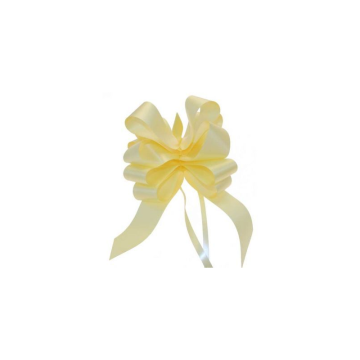 Pullbow 50mm Light Yellow (Pack 20)