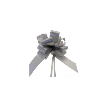 Pullbow 50mm Silver (Pack 20)