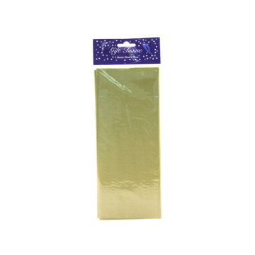 Tissue Paper Sheets Metallic Gold (Pack 3)