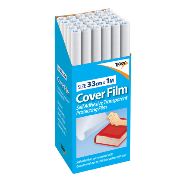 Tiger Book Cover Film Roll 33cm x 1meter