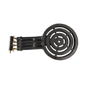 Large Cast Iron 4 Ring Black Burner Only