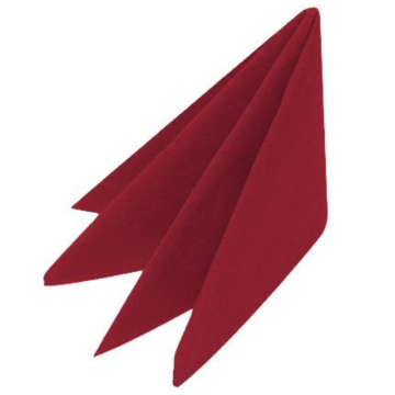 Dinner Napkin 3ply 40cm Bordeaux (Pack 100) [100/10]