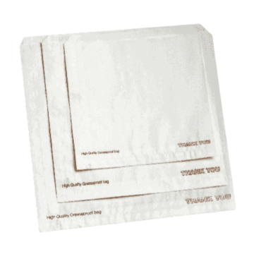 Greaseproof Paper Bags THANK YOU 7&quot; x 7&quot; (Pack 1000)