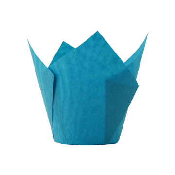 Blue Tulip Baking Cups 8cm Deep 5cm Base (Pack 50)