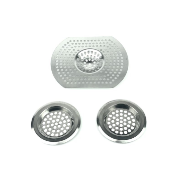 Steel Sink Strainer Set of 3