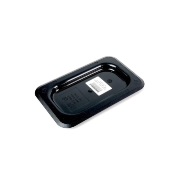 Gastronorm Lid Black Polycarbonate 1/9