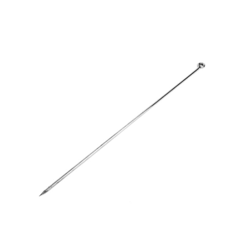 Round Stainless Steel Skewer 6mm Thick 24&quot; with Hanging End