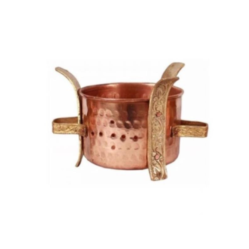 Copper Hammered Food Warmer / Sigri 10.5cm No 2