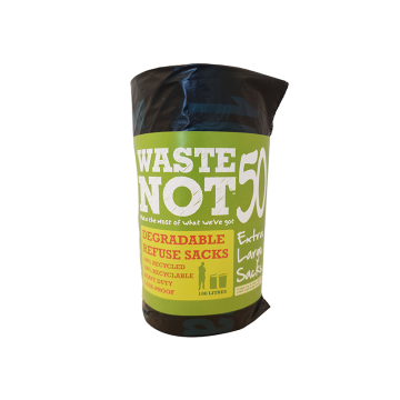 Waste Not Leak-Proof Refuse Sacks 100 Ltr 500 x 990 mm (19.5 x 39&quot;) CHSA 20kg (Pack 50)