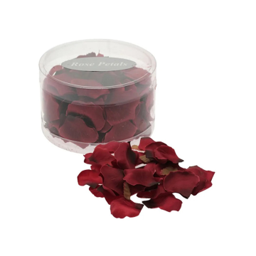 Rose Petals Burgundy in PVC Tub (Pack 150)