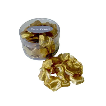 Rose Petals Metallic Gold in PVC Tub (Pack 150)