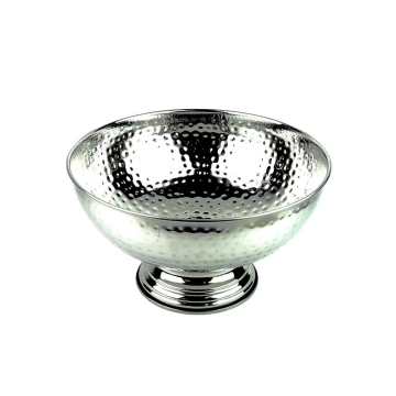 Steel Hammered Punch Bowl 30cm