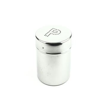 Stainless Steel Pepper Shaker &quot;P&quot; Shape Holes