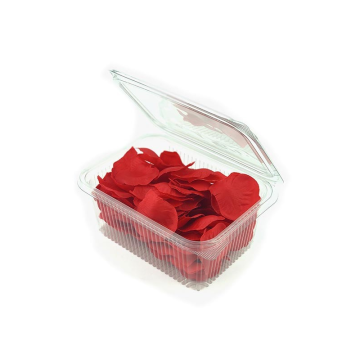 Rose Petals In Plastic Container