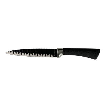 Royal Cuisine Black Fluted Utility Knife