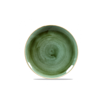 Churchil Stonecast Samphire Green Evolve Coupe Plate 8.67&quot; (Pack 12)