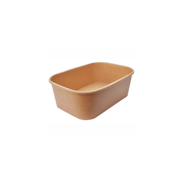 Rectangular Kraft Bowl 750ml (Pack 50)