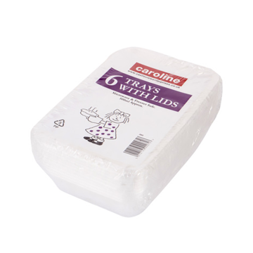Caroline Plastic Container 500ml (Pack 25)