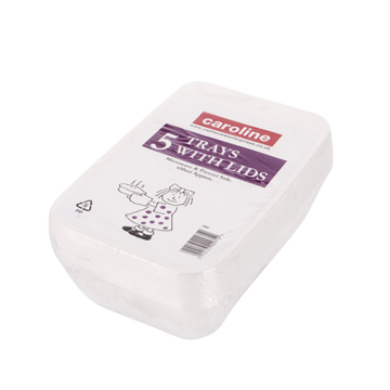 Caroline Plastic Container 650ml (Pack 25)