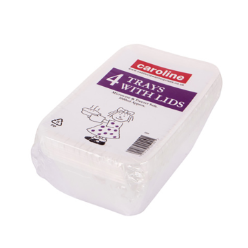 Caroline Plastic Container 1000ml (Pack 25)