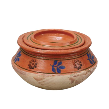 Royal Cuisine Clay Handi with Lid Medium