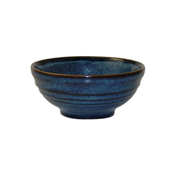 Churchil Sapphire Bit On The Side Ripple Snack Bowl 6oz