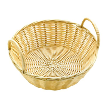 Poly Rattan Bakset Round with Handle 20cm / 8&quot;