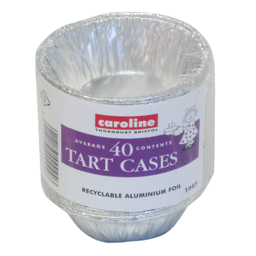 Caroline Aluminium Pie / Tart Cases (Pack 40)