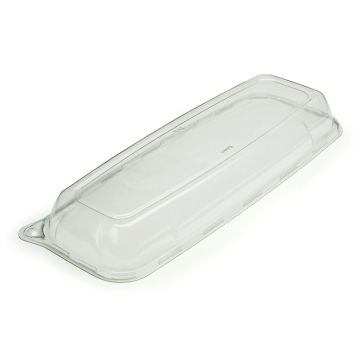Sabert Mozaik rPET Rectangular Domed Lid 17x45cm (Pack 5)