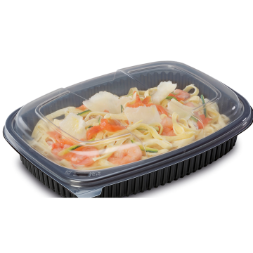 Clear Microwaveable Lid for 1250ml container (Pack 20)